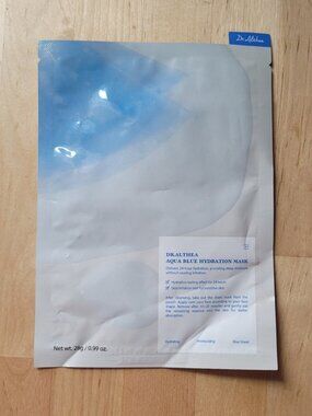 DR. ALTHEA Aqua Blue Hydration Mask Single Sheet Mask NEW Deep Moisture